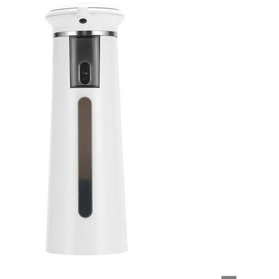 Distributeur de Savon Automatique Blanc, Sans Contact, Capteur Infrarouge, étanche IPX6 pour Bureau, Hôtel