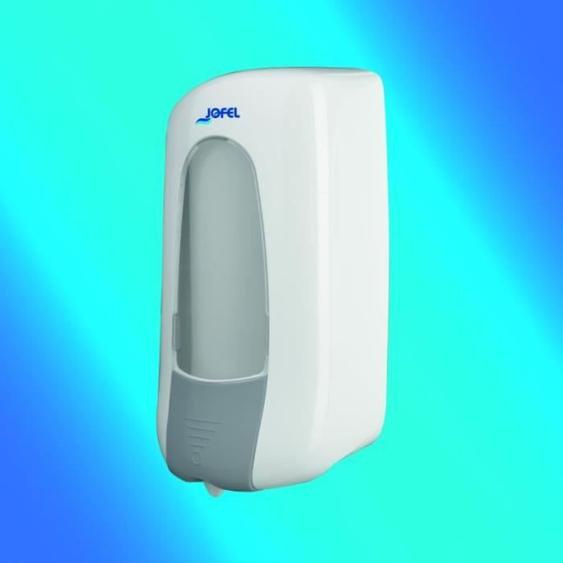 Distributeur de savon multifonction - JOFEL - Blanc - Gel et mousse - ABS haute qualité