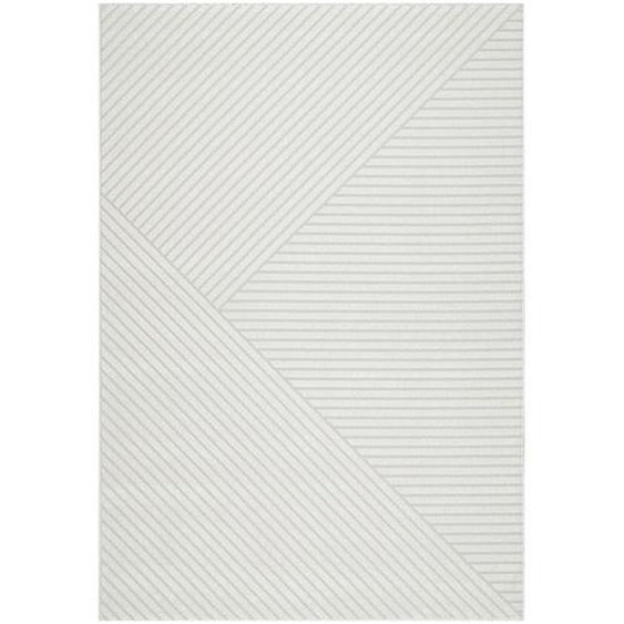 Dixie II - Tapis contemporain à motif géométrique - Couleur - Ecru, Dimensions - 200x290 cm