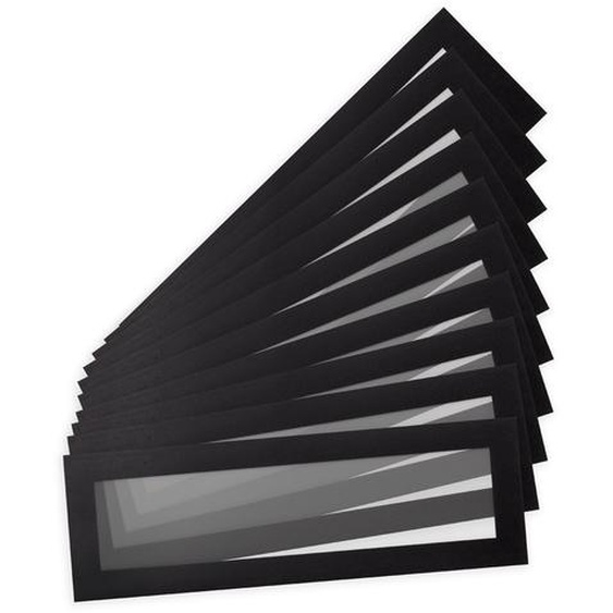DJOIS by Tarifold Magneto Pro Solo - Pochette murale en-tête - Cadre noir - Lot de 10