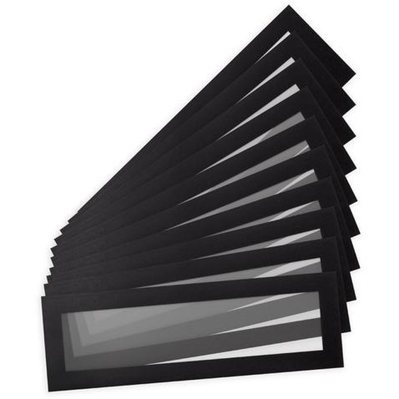 DJOIS by Tarifold Magneto Pro Solo - Pochette murale en-tête - Cadre noir - Lot de 10