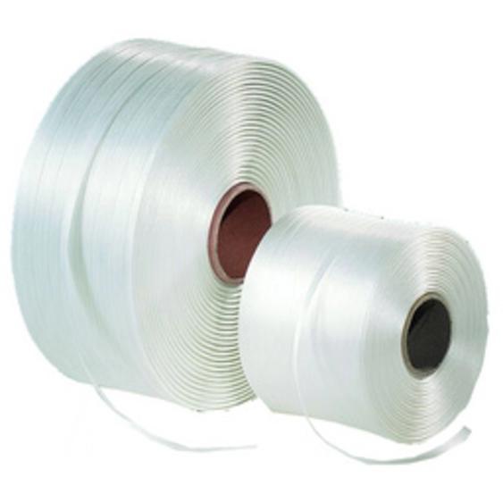 DM-FOLIEN Bande cerclage, en PET, (l)25 mm, naturel
