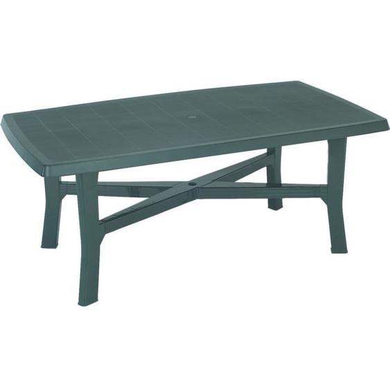 Dmora Table dextérieur rectangulaire Made in Italy 180x100x72 cm couleur Vert