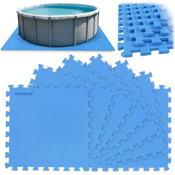 Dmuchane Tapis de piscine en mousse 50 x 50 cm 8 pcs