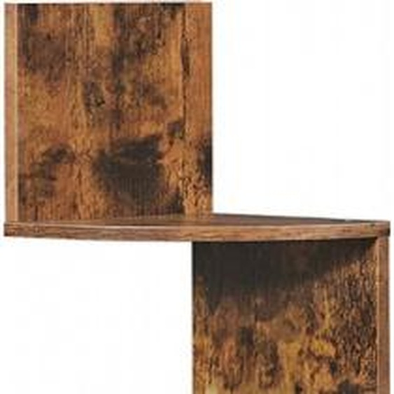 DOCHTMANN, Etagère dangle murale, marron 20x128x20cm
