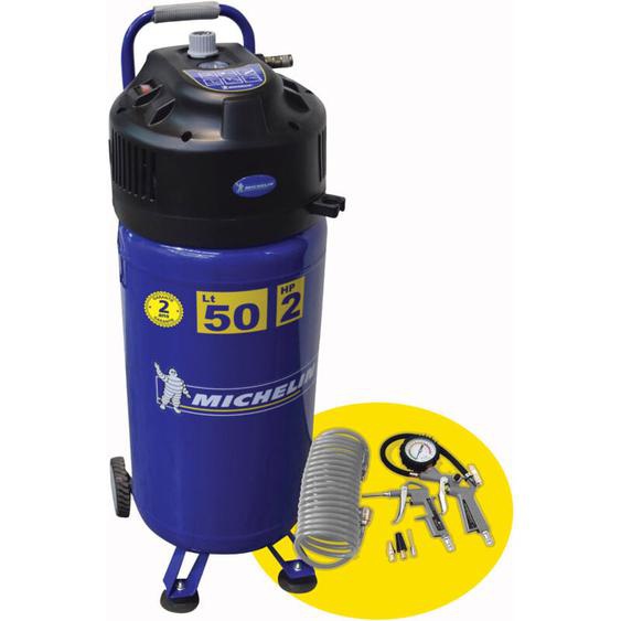 Domac - produit reconditionné] Compresseur Michelin 50 Lt Vertical avec kit accessoires