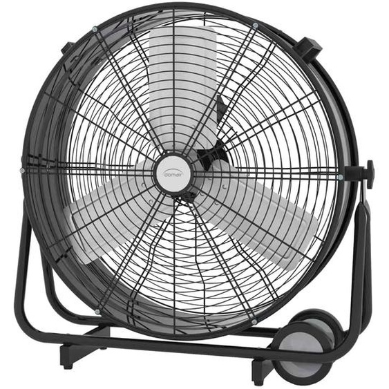 DOMAIR Brasseur dair puissant MONSTER inclinable à 120° - 3 vitesses - 60 cm - 250 W - Sur roulettes - Noir