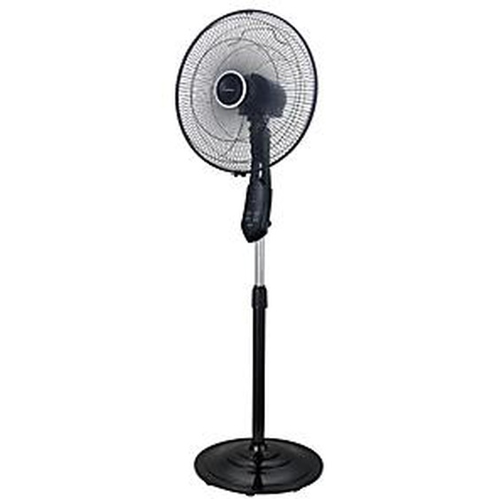 DOMAIR Ventilateur 3XL -3 en 1 : sur table, sur pied, mural, 40 cm- Noir
