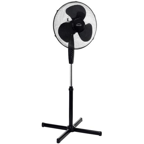 Domair Ventilateur sur pied 45 W diamètre 40 cm avec télécommande - Noir