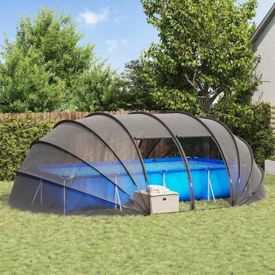 Dôme de tente de piscine Transparent 538 x 440 x 204 cm
