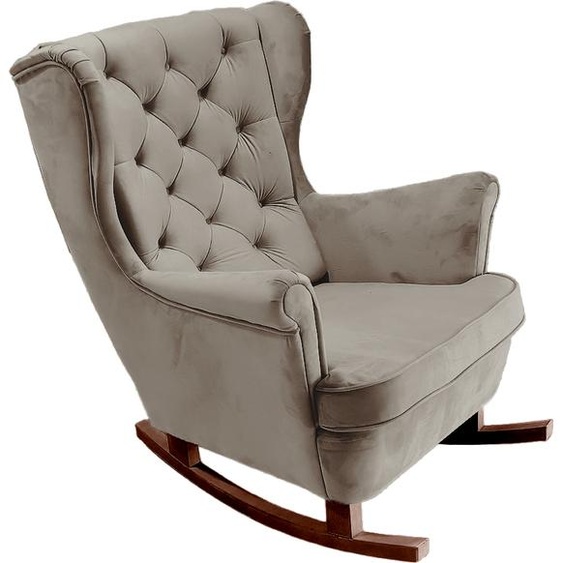 DomoHome Fauteuil de relaxation Fauteuil avec accoudoirs Fauteuil TV Lounge Fauteuil rembourré Fauteuil Couch Fauteuil avec accoudoirs Chaise Salon Fauteuil avec oreilles | 102x81x95cm | Grey_29843