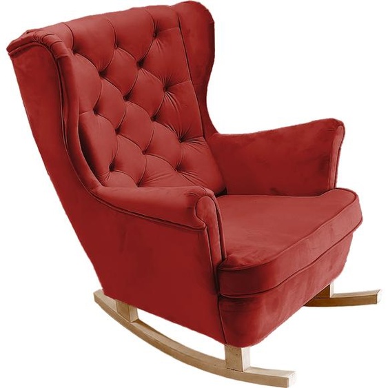 DomoHome Fauteuil de relaxation Fauteuil avec accoudoirs Fauteuil TV Lounge Fauteuil rembourré Fauteuil Couch Fauteuil de salon Fauteuil à oreilles | 102x81x95cm | Bourgogne_29834