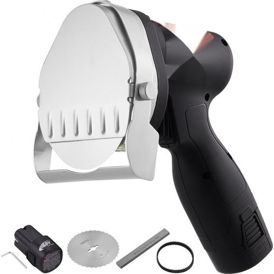 DönnerSchneider 80W KebabSchneider - Couteau électrique sans fil - Gyroscope - Couteau électrique Schawarma DönerMesser 0-8mm Epaisseur réglable - Commercial Kebab Slicer avec 100mm lames Noir.