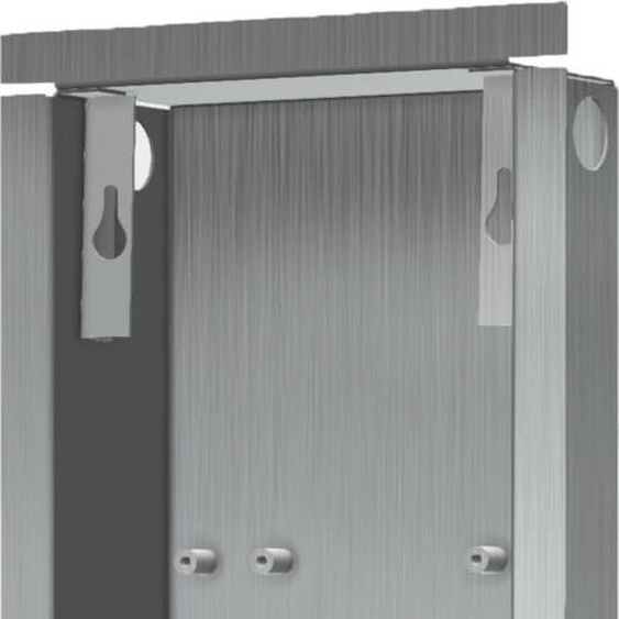 Doorbird 423860711 - Boîte de surface - acier inoxydable - DoorBird - Acier inoxydable - D2102V / D2103V / D2101FV - 126,5 mm