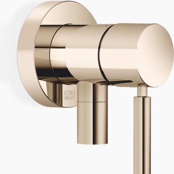 Dornbracht mitigeur monocommandé encastré avec plaques de recouvrement D. 80mm, avec raccord de douche intégré, 36046660-47