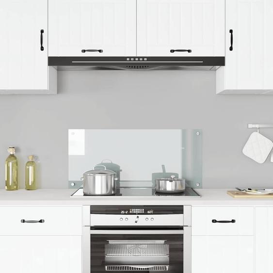 Dosseret de cuisine Transparent 90 x 40 cm Verre trempé