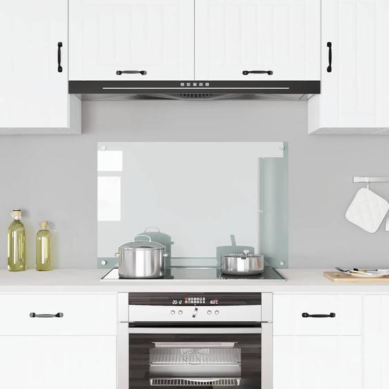 Dosseret de cuisine Transparent 90x60 cm Verre trempé