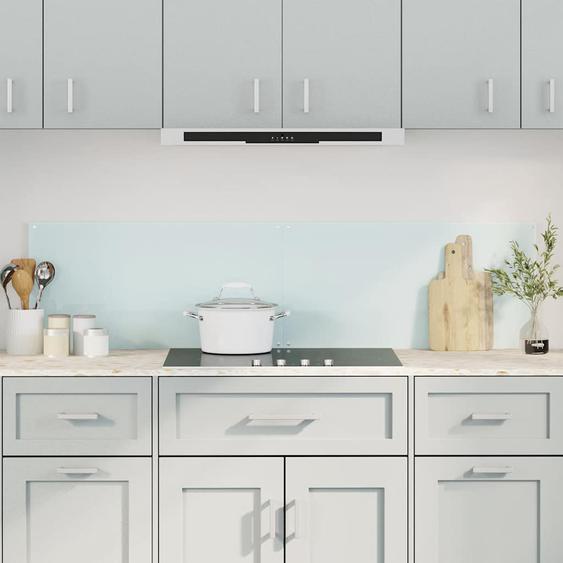 Dosserets de cuisine 2 pcs blanc 80x40 cm verre trempé