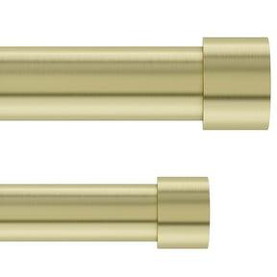 Double tringle à rideaux D25mm ext. 167-304cm