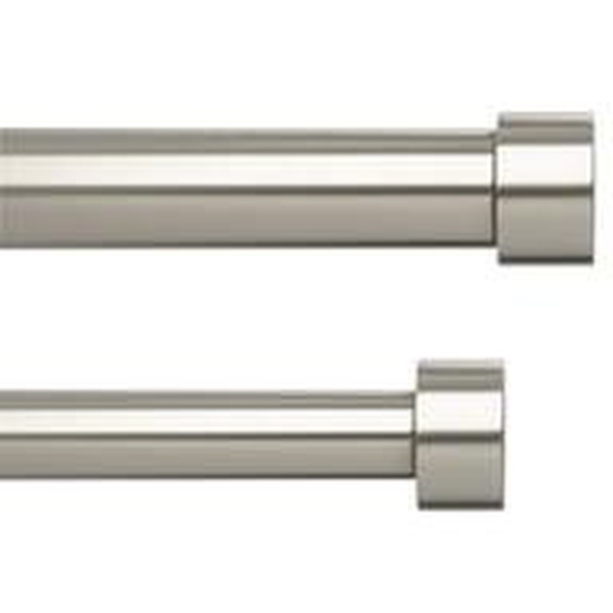 Double tringle à  rideaux D25mm ext. 96-167cm