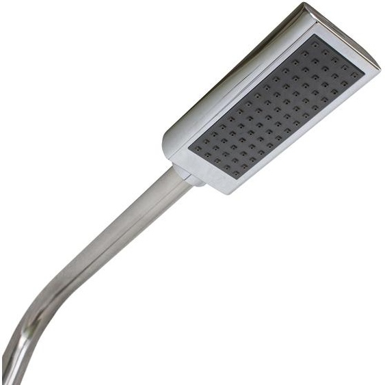 Douche de jardin en acier inoxydable avec lave-pied