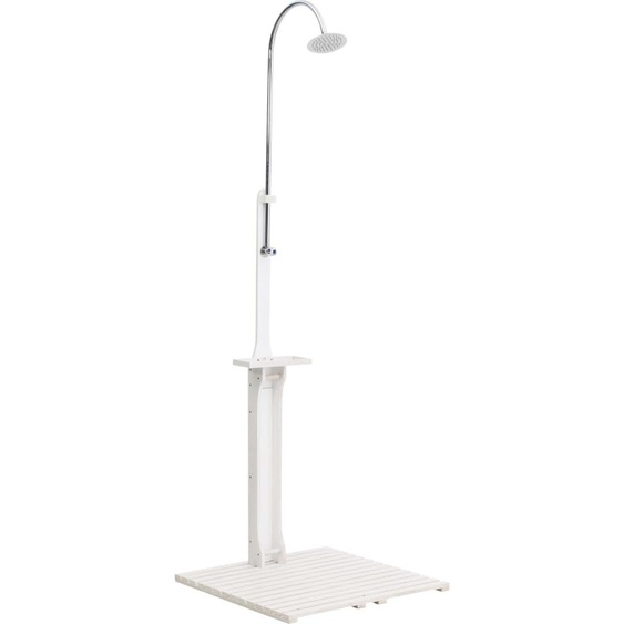 Douche de jardin Blanc Bois