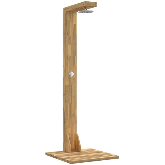 Douche extérieure, 210,5 cm. Bois dacacia et acier inoxydable