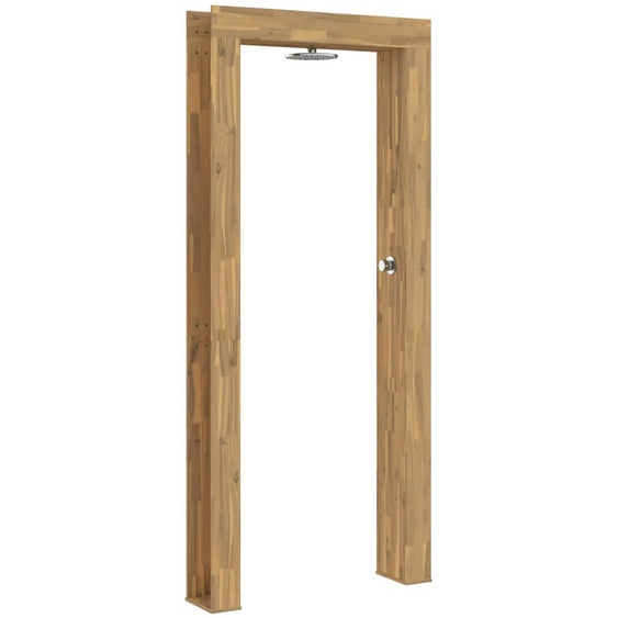 Douche extérieure, 226 cm. Bois dacacia et acier inoxydable