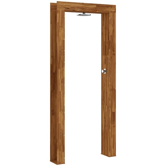 Douche extérieure, 226 cm. Bois dacacia et acier inoxydable