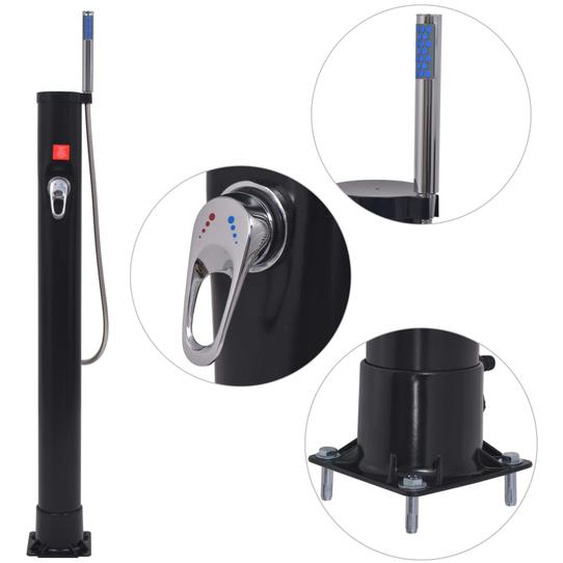 Douche solaire 8 L PVC Acier