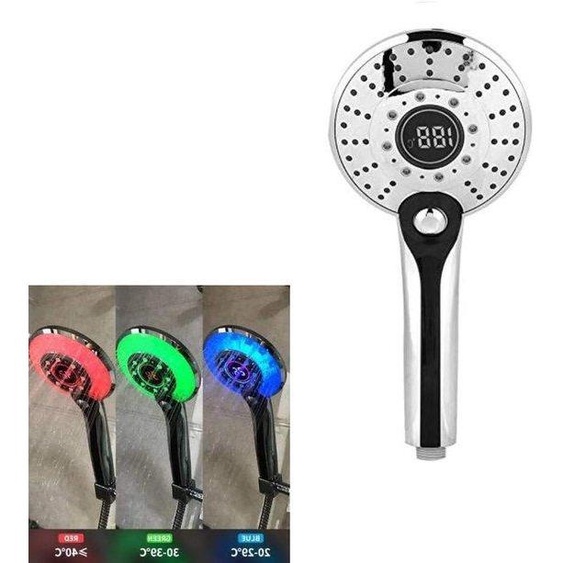 Douchette à main avec écran LED 3 couleurs et régulation de la température