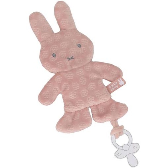 Doudou Attache Tétine Miffy - Flower Rose Clair