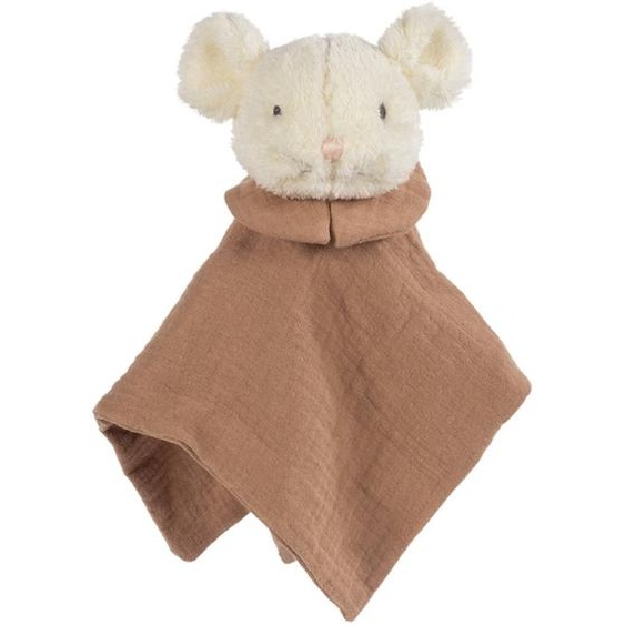 Doudou Bébé Doux Et Apaisant En Tissu Naturel – Compagnon Réconfortant Dès La Naissance Cannelle, Écru