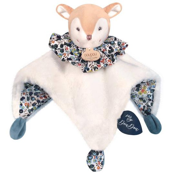 Doudou Boule Faon Blanc