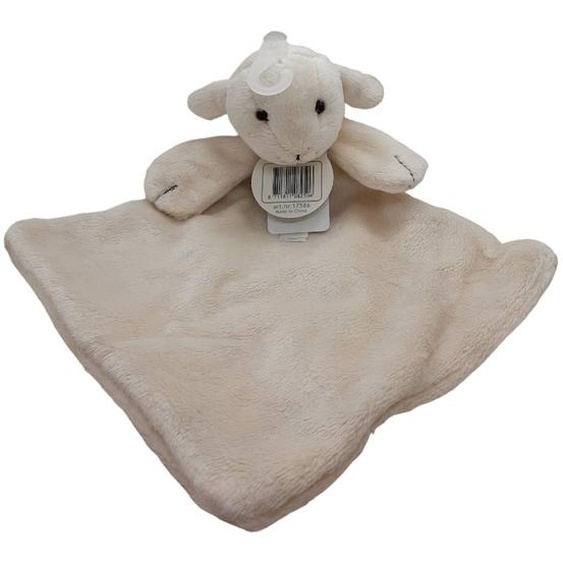 Doudou Carré Lagneau Lara 26 Cm Beige