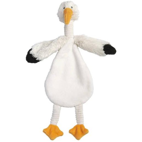 Doudou Cigogne Sky 29 Cm Blanc