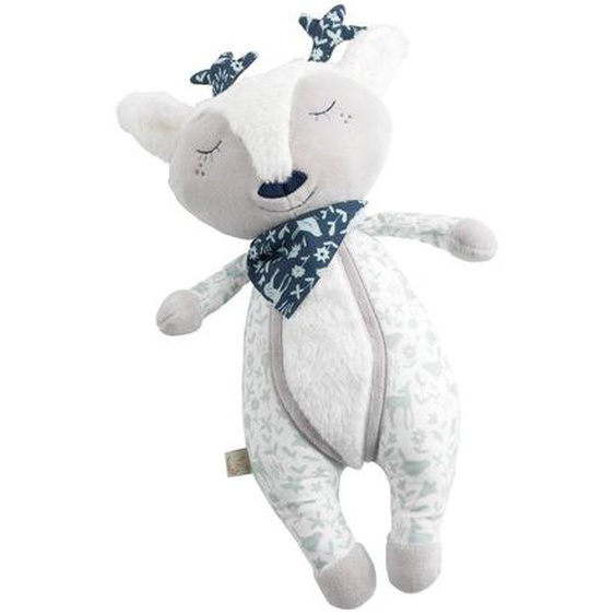 Doudou Daim En Velours Gris