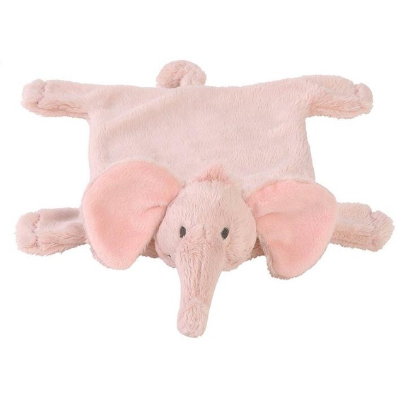 Doudou Eléphant Ely 27 Cm Rose