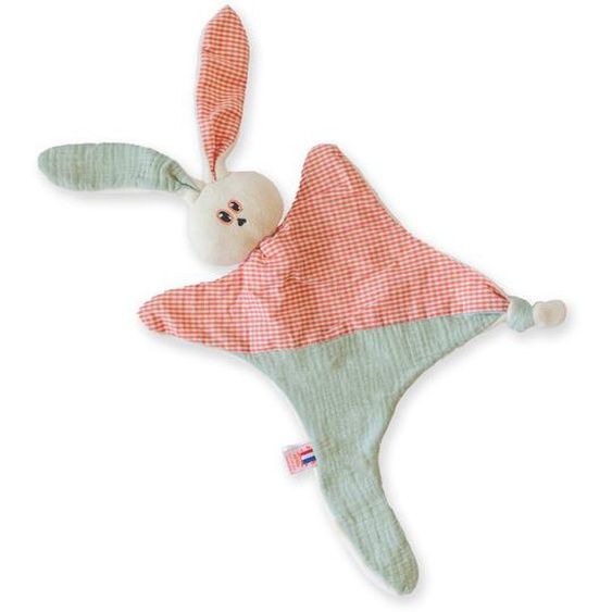 Doudou En Coton Bio Gus Blanc
