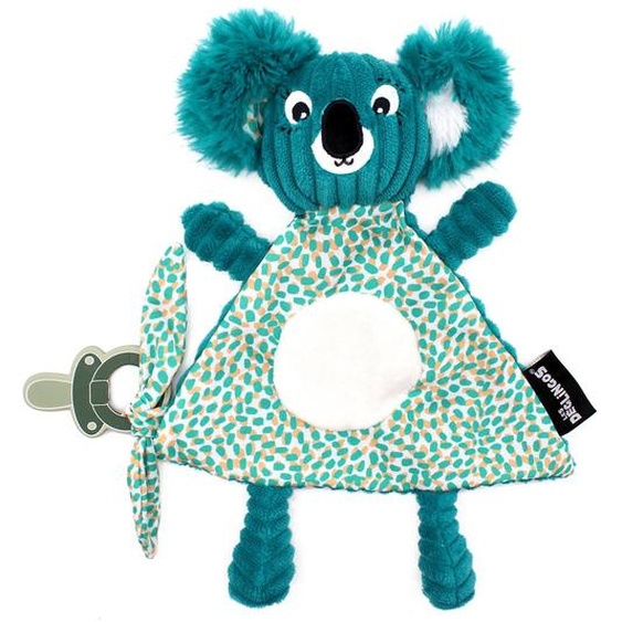 Doudou En Velours Côtelé Bleu