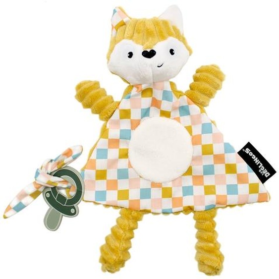 Doudou En Velours Côtelé Jaune