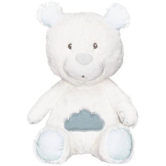 Doudou En Velours - Lily Blanc/bleu