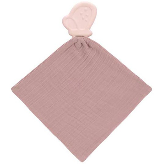 Doudou Lange Et Son Anneau De Dentition Rose