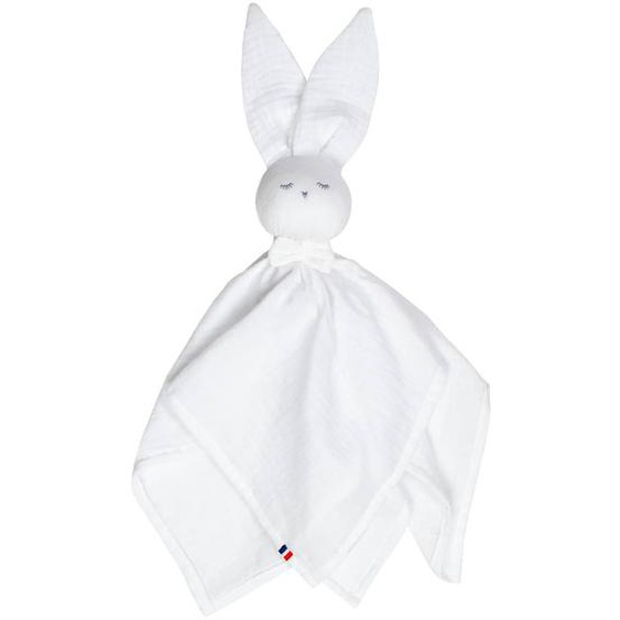 Doudou Lapin En Gaze De Coton Jeanne Blanc