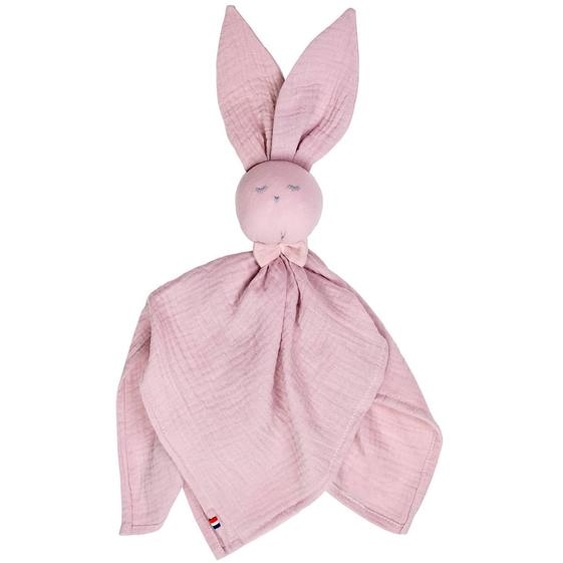 Doudou Lapin En Gaze De Coton Jeanne Rose