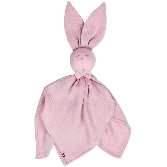 Doudou Lapin En Gaze De Coton Jeanne Rose