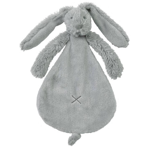 Doudou Lapin Richie Gris Clair 25 Cm Gris