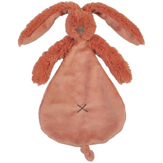 Doudou Lapin Richie Orange 25 Cm Orange