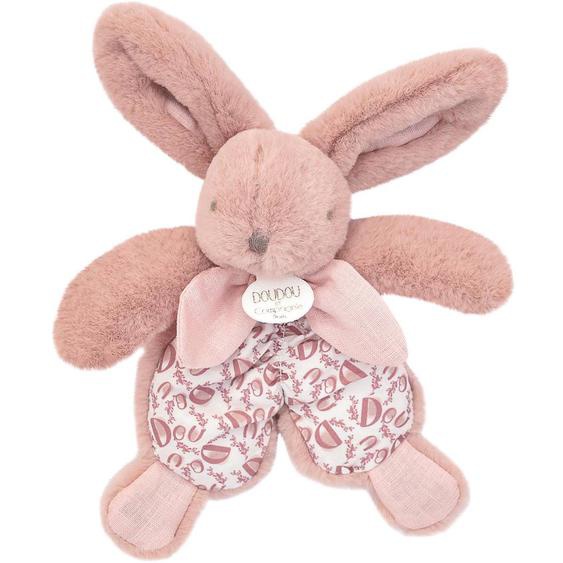 Doudou Lapin Rose 18 Cm Rose