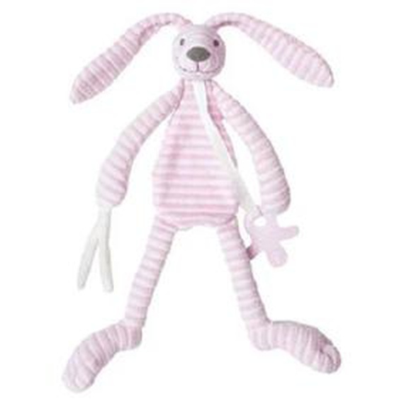 Doudou Lapin Rose Reece 26 Cm Rose